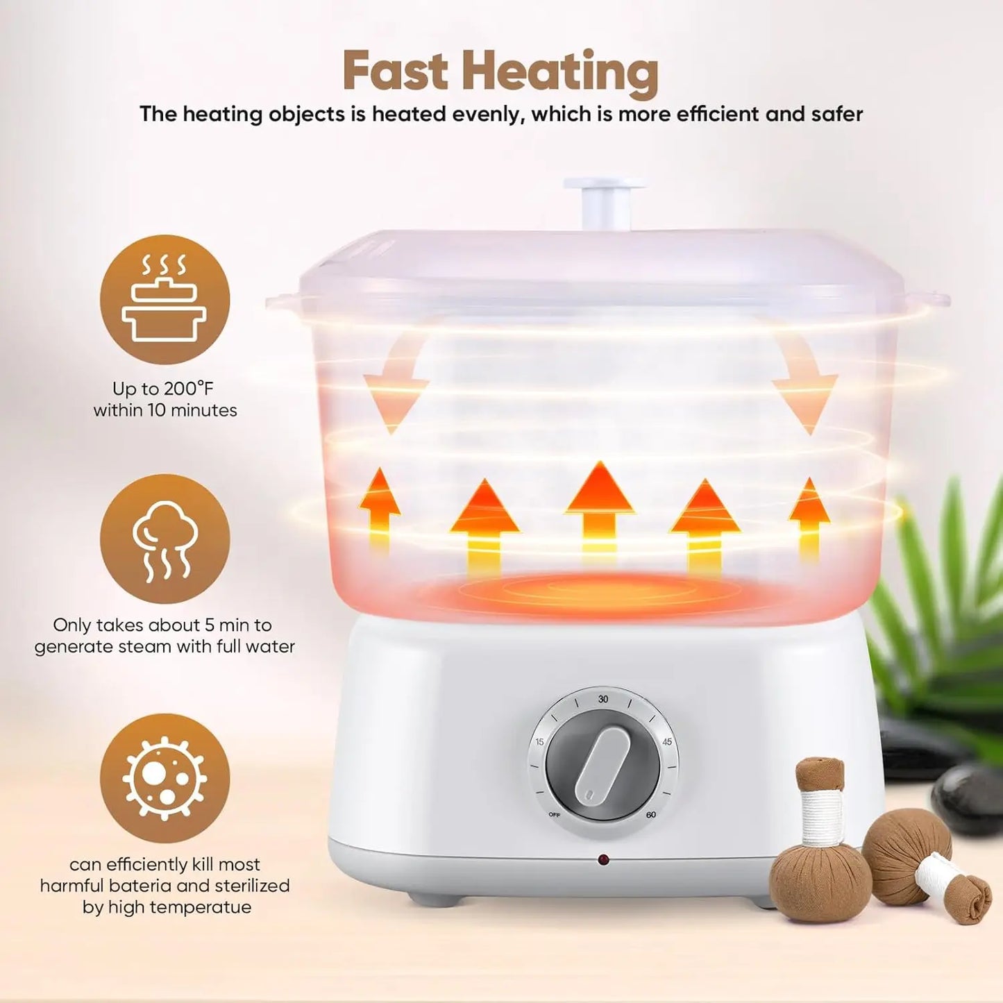 Professional Hot Towel Warmer Steamer Machine for Spa Salon,Fast Heating 202°F, Moist Warm Towel Heater for Facial, Hairdresser
