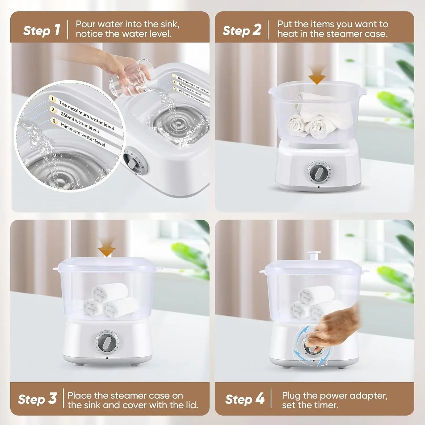 Professional Hot Towel Warmer Steamer Machine for Spa Salon,Fast Heating 202°F, Moist Warm Towel Heater for Facial, Hairdresser