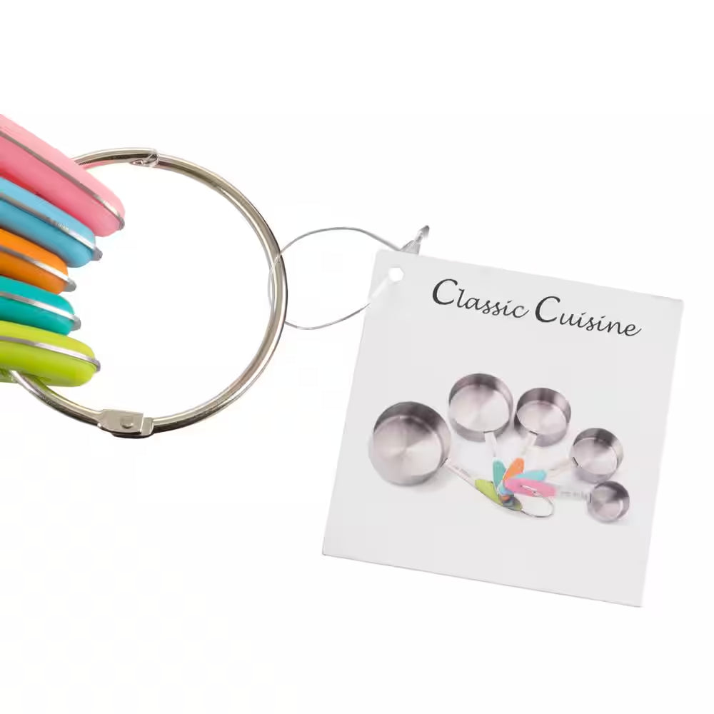 10-Piece Stainless Steel with Silicone Measuring Cups and Spoons Set
