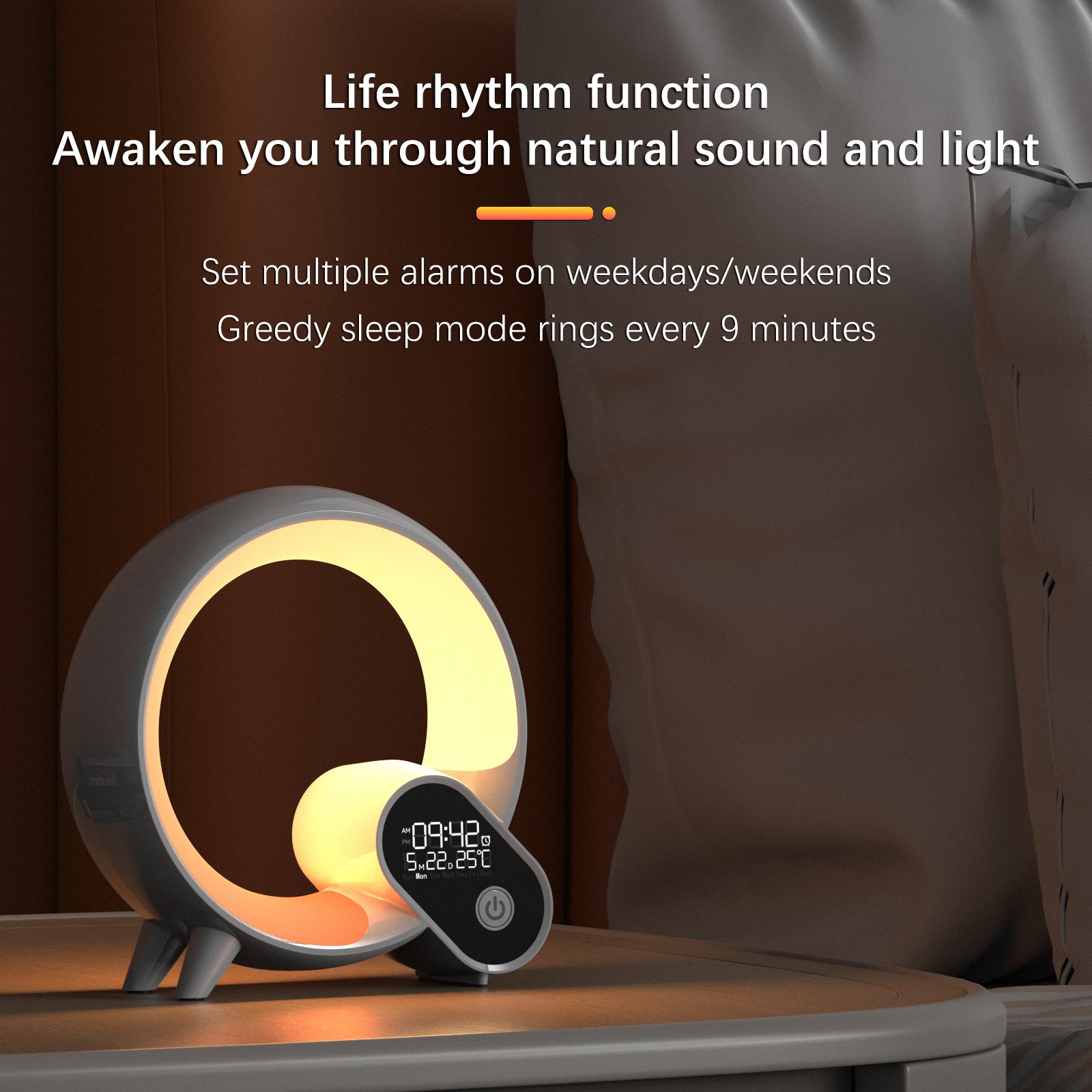 Big and Small Q Wake-Up Lights