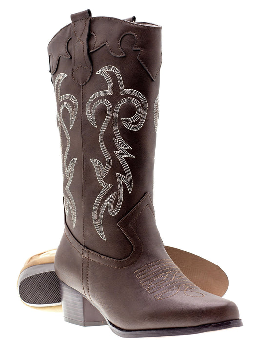 Canyon Trails Women'S Embroidered Western Rodeo Cowboy Boots