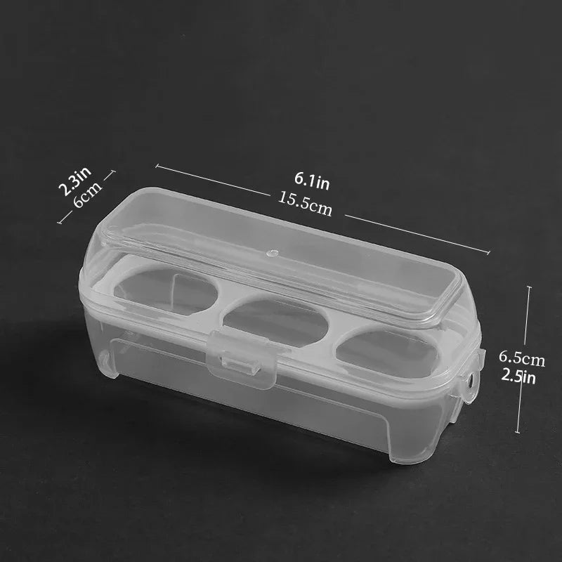Double Layer Rolling Egg Dispenser Refrigerator Egg Storage Box Automatic Scrolling Egg Holder Household Large Capacity Kitchen
