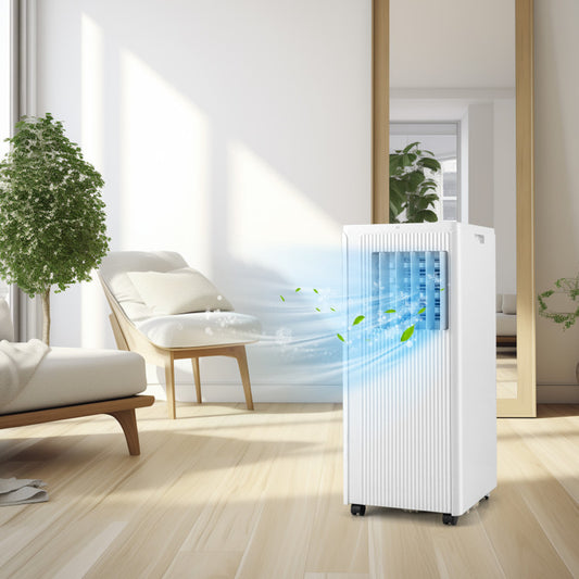 10000 BTU Portable Air Conditioner Cools up to 350 Sq Wth 24H Timer