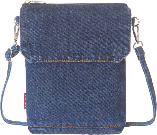 Small Denim Purse Blue Jean Purse Shoulder Bag Denim Crossbody Bags for Women