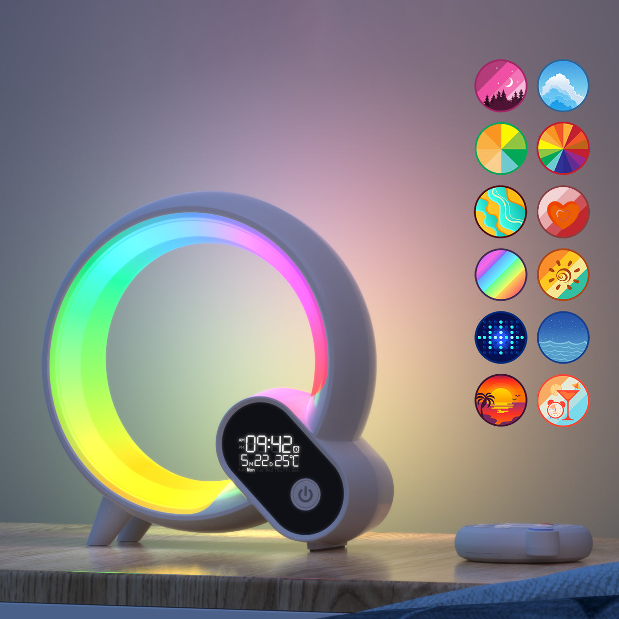 Big and Small Q Wake-Up Lights