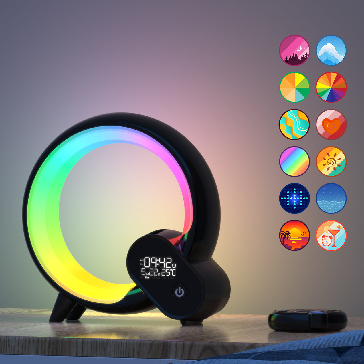 Big and Small Q Wake-Up Lights