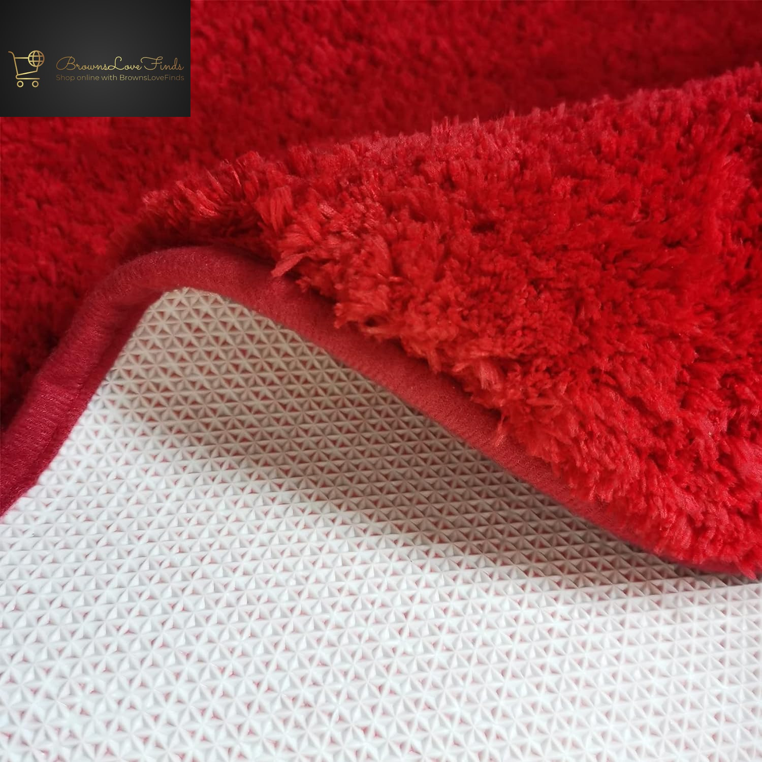 2 Piece Bathroom Rugs and Mats Sets, Soft Bath Mats for Bathroom with Non-Slip Backing, Machine Washable Microfiber Absorbent Bath Rugs (16''X24'' plus 20''X32'',Red)...