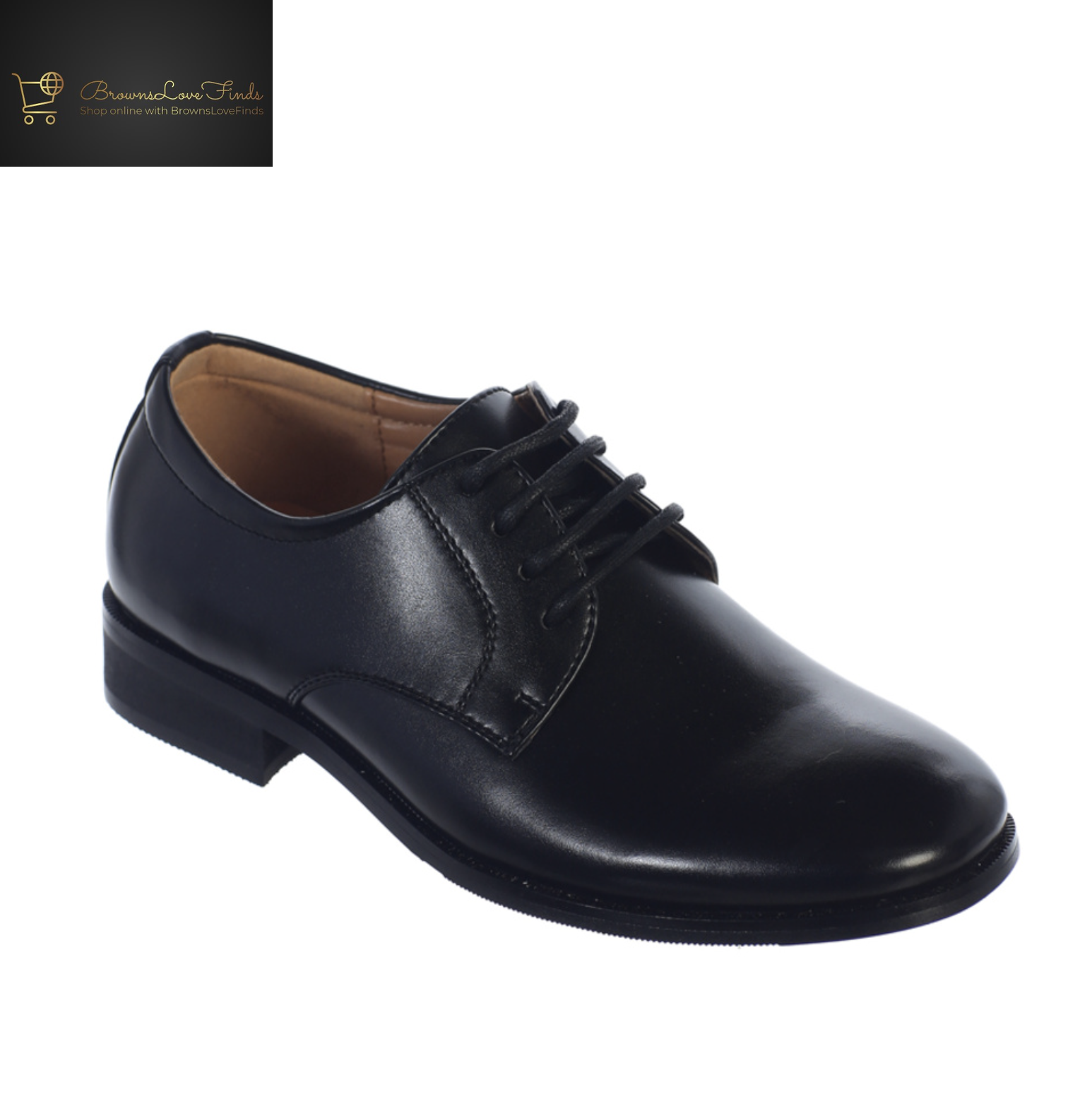 SALE - NEW Tip Top Boy'S Dress Shoe, Black/Matte Lace up - Communion Wedding