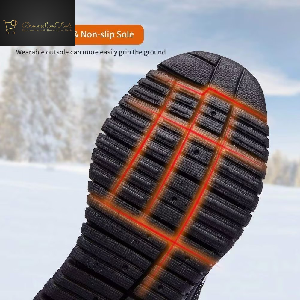 GUBARUN Boys Girls Toddler Snow Boots Waterproof Slip Resistant Outdoor Kids Winter Shoes