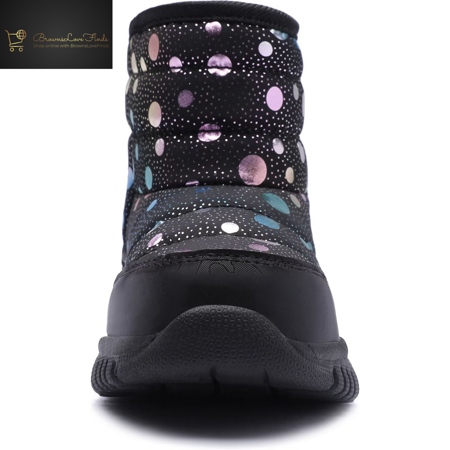 GUBARUN Boys Girls Toddler Snow Boots Waterproof Slip Resistant Outdoor Kids Winter Shoes