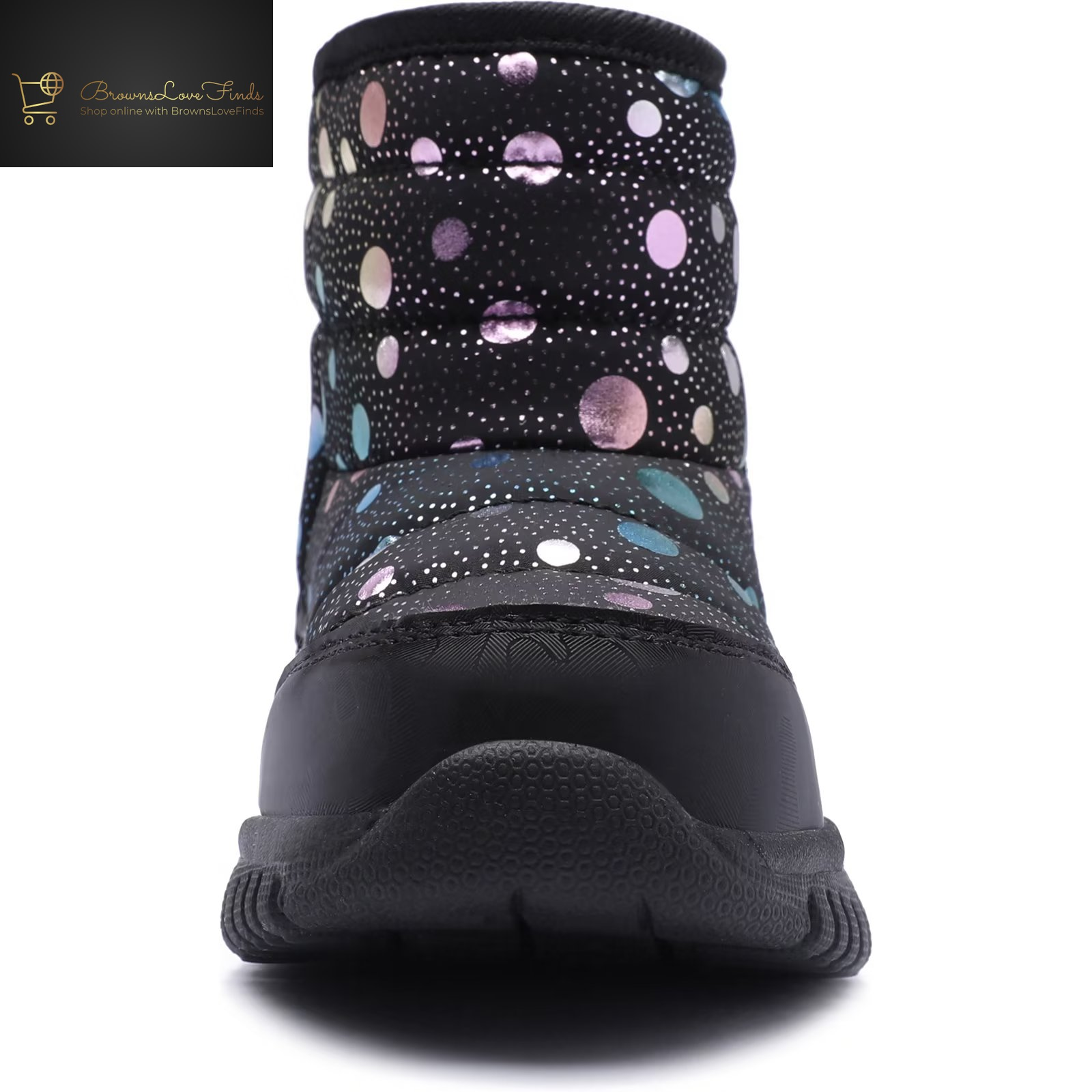 GUBARUN Boys Girls Toddler Snow Boots Waterproof Slip Resistant Outdoor Kids Winter Shoes