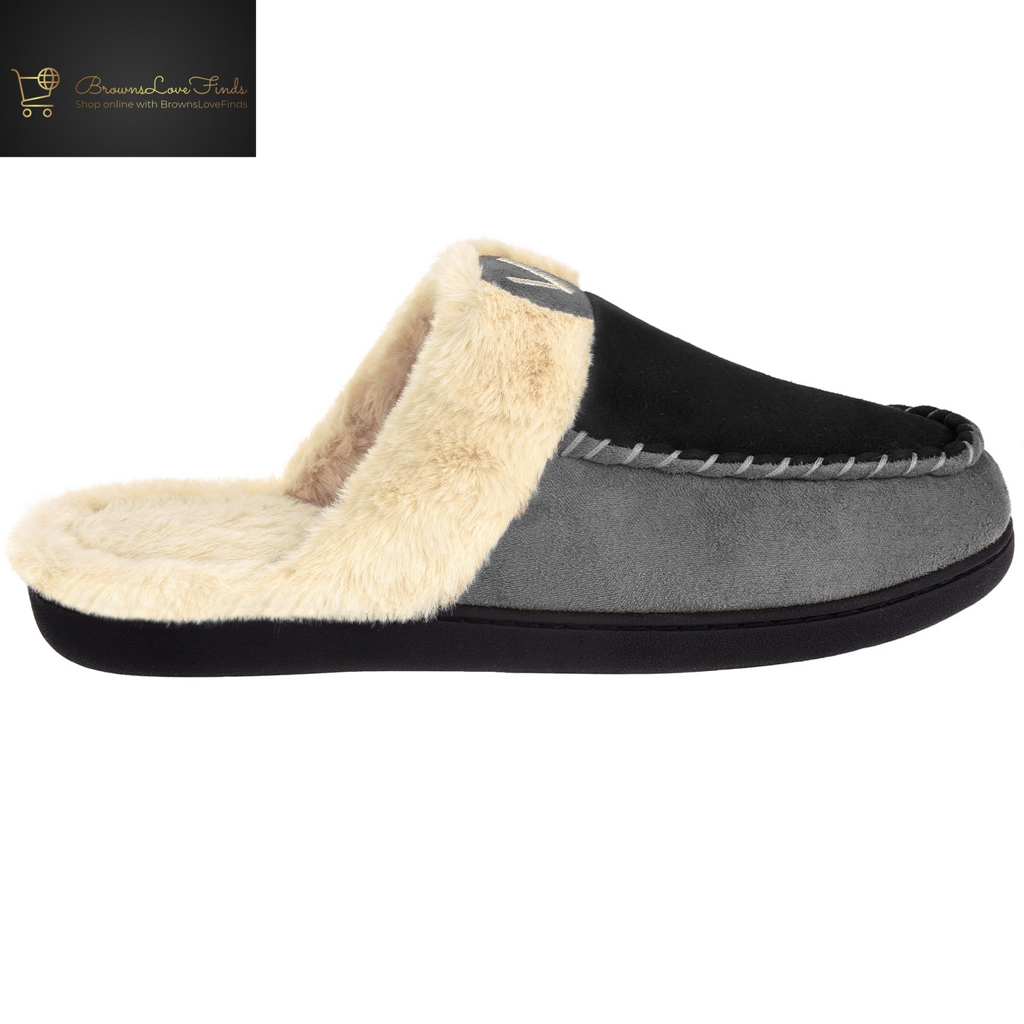 VONMAY Men'S Scuff Slippers Memory Foam Slip on Shoes Moccasin Style House Shoes Indoor Outdoor