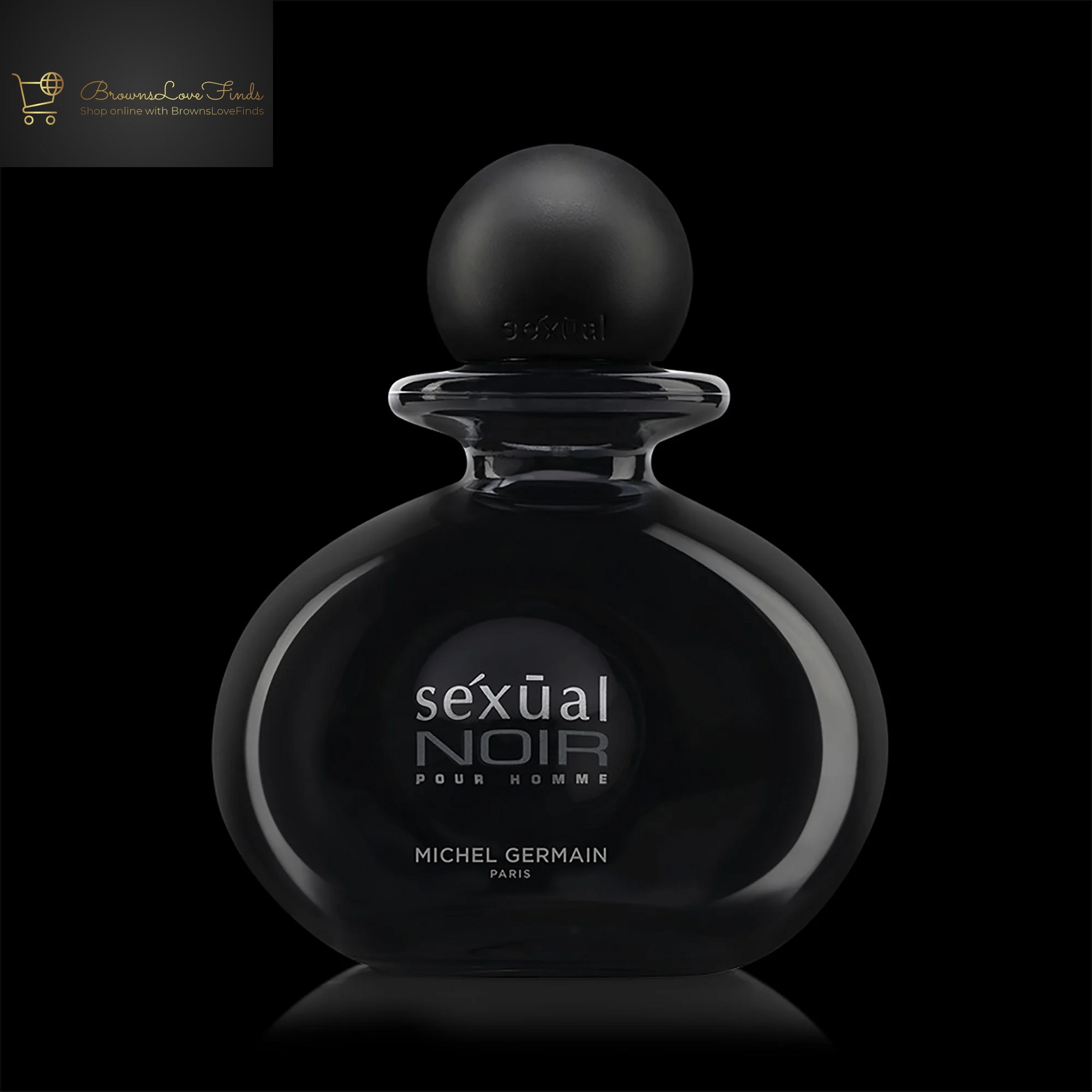 Michel Germain Sexual Noir Pour Homme, Cologne for Men, 4.2 Oz EDT Spray